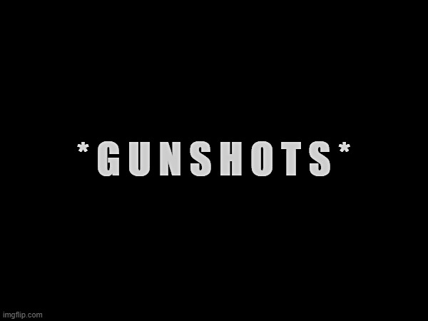 * G U N S H O T S * | made w/ Imgflip meme maker