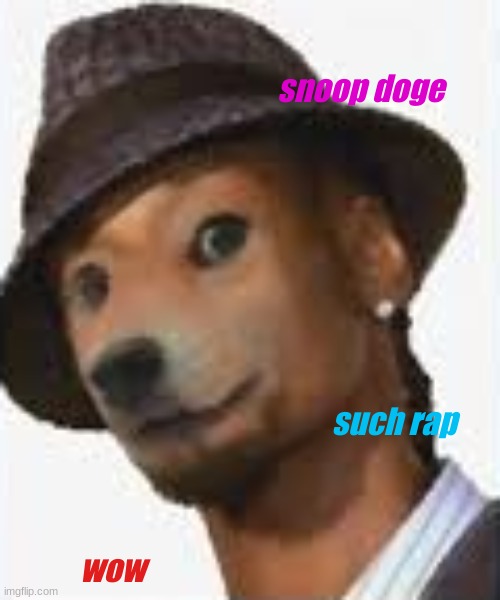 snoop doge; such rap; wow | made w/ Imgflip meme maker