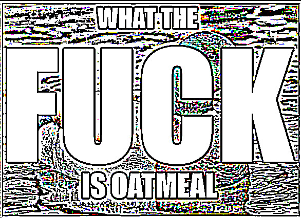 High Quality wtf is oatmeal Blank Meme Template