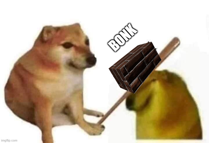 Doge bonk | BONK | image tagged in doge bonk | made w/ Imgflip meme maker