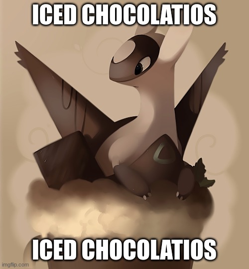 ICED CHOCOLATIOS; ICED CHOCOLATIOS | made w/ Imgflip meme maker