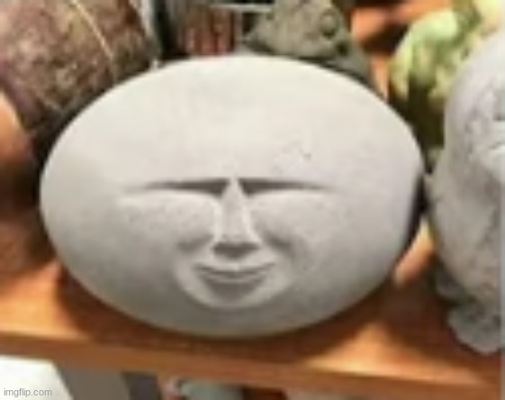 You don't get any context for this. | image tagged in no context,smug,rock | made w/ Imgflip meme maker