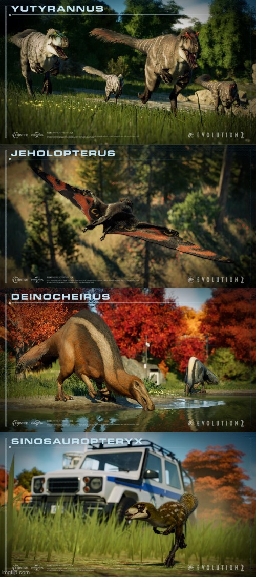 Feathered bois coming to JWE2 | image tagged in jurassic park,jurassic world,dinosaur | made w/ Imgflip meme maker