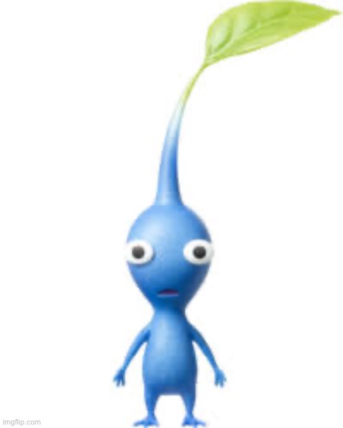 Blue pikmin (yeah I’m gonna do all of them eventually) | made w/ Imgflip meme maker