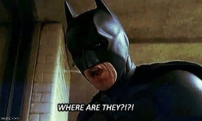 Batman Where Are They 12345 | image tagged in batman where are they 12345 | made w/ Imgflip meme maker