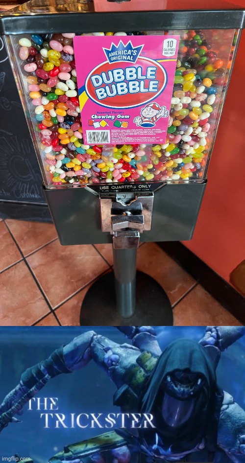 Jelly beans | image tagged in the trickster,you had one job,memes,jelly beans,bubble gum,fails | made w/ Imgflip meme maker
