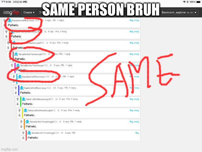 Bro | SAME PERSON BRUH | image tagged in trctrc | made w/ Imgflip meme maker