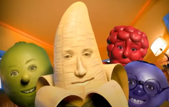 High Quality Fruits with faces Blank Meme Template
