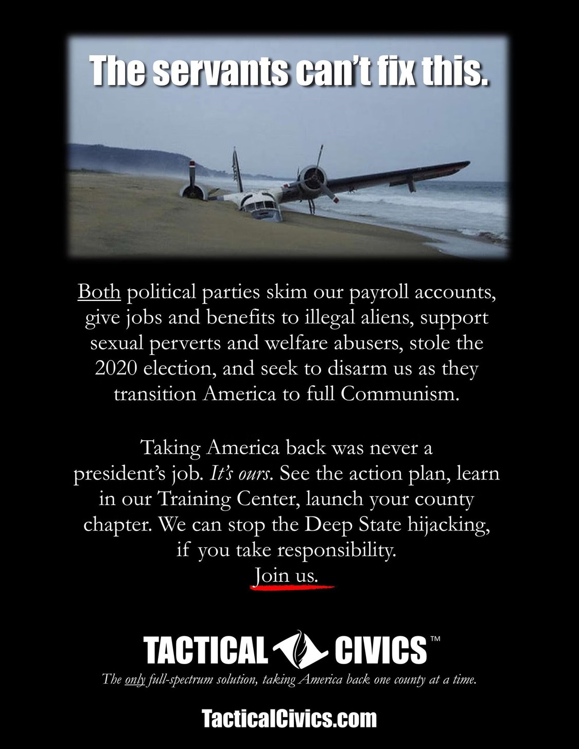 Join Tactical Civics | made w/ Imgflip meme maker