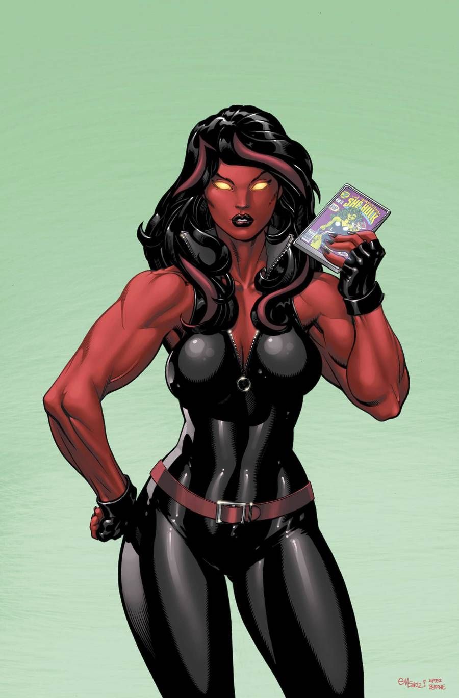 High Quality Red she hulk Blank Meme Template