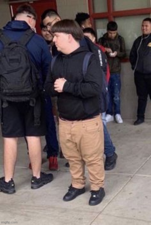 Bro think he a menace | made w/ Imgflip meme maker