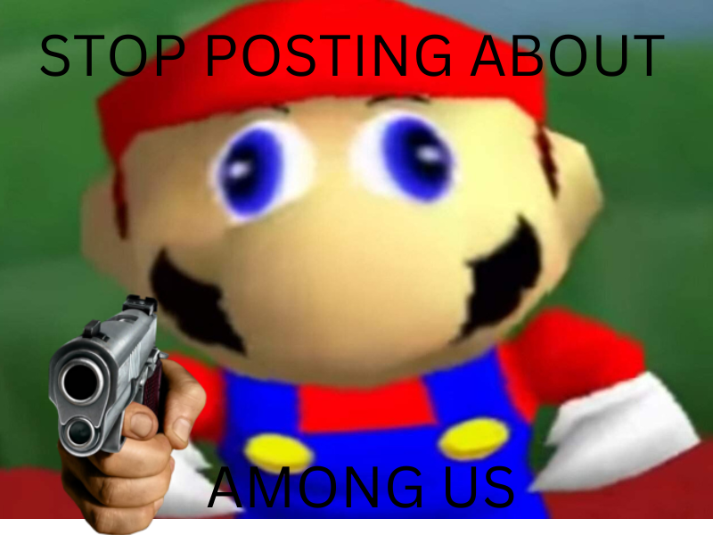 Mario is mad Blank Meme Template