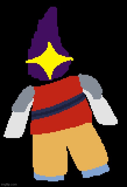 i finally figured out how to draw the beheaded from dead cells but he's so pixely and short | made w/ Imgflip meme maker