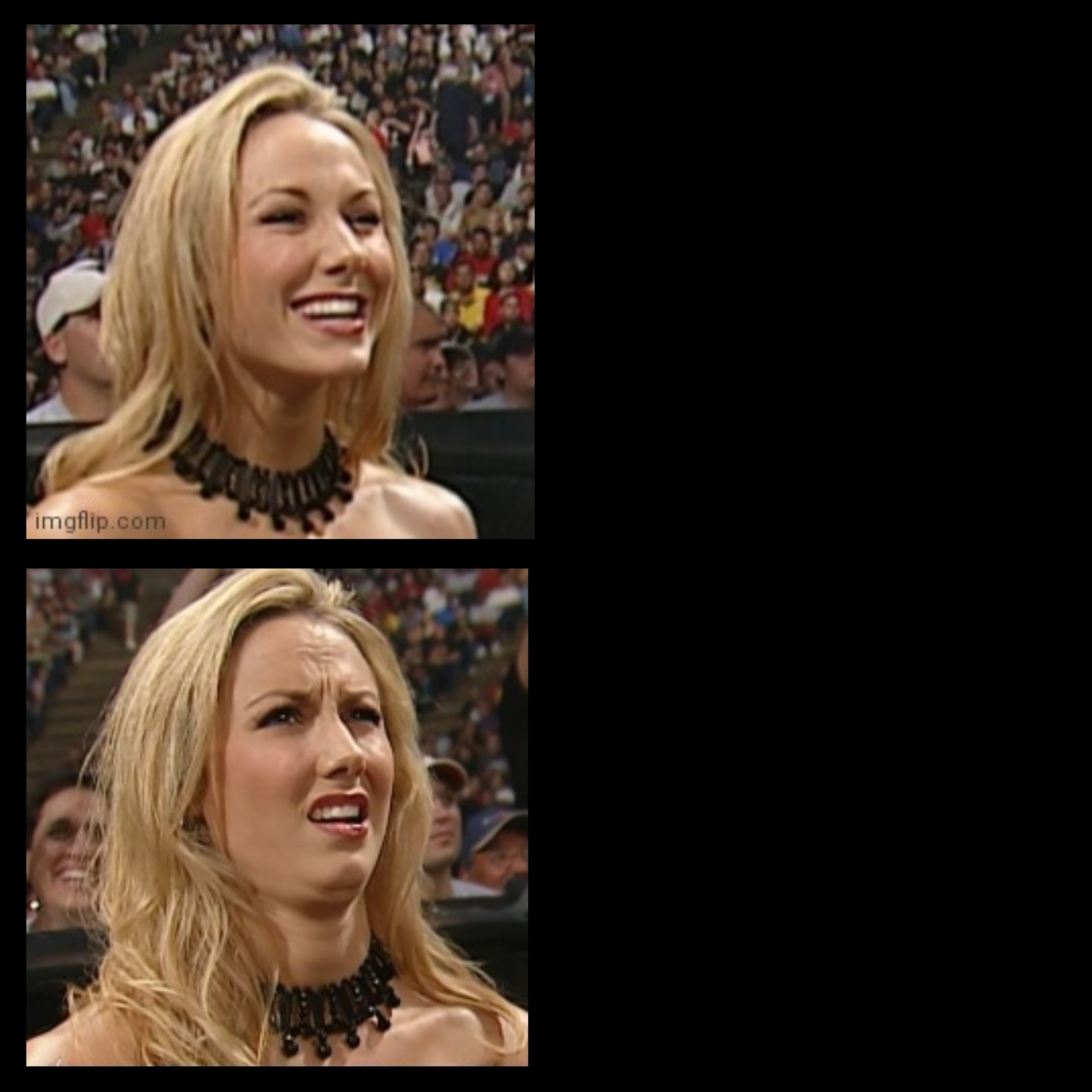 High Quality Stacy Keibler Drake Alternative Format Yes No Blank Meme Template