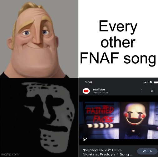 ._. | Every other FNAF song | image tagged in fnaf | made w/ Imgflip meme maker