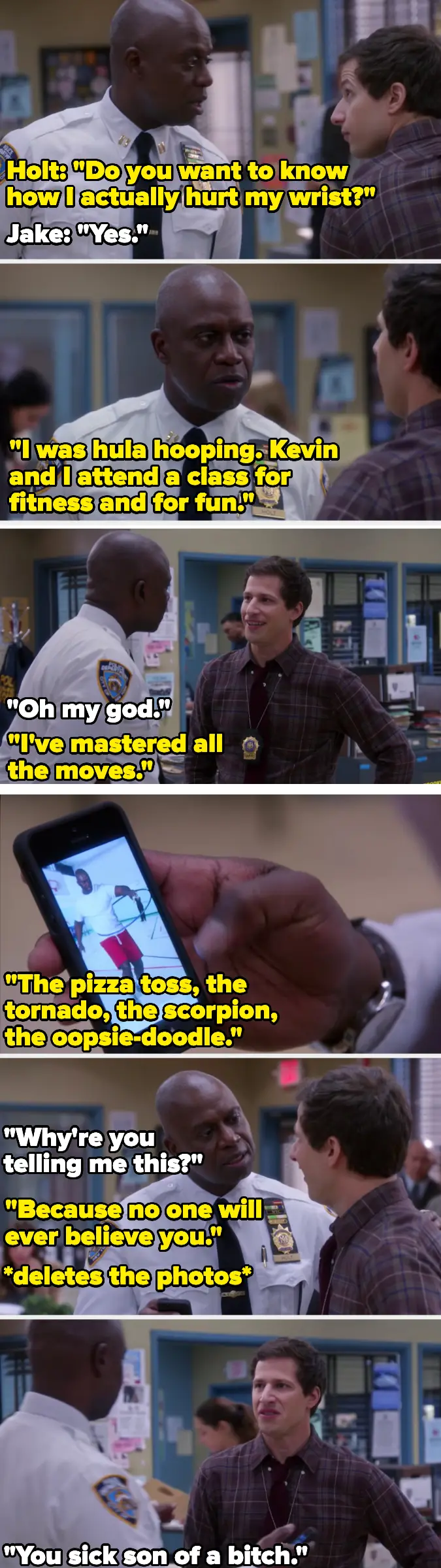 Jake peralta and captain holt Blank Template - Imgflip