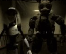 High Quality Springtrap and Staff bot staring at you Blank Meme Template