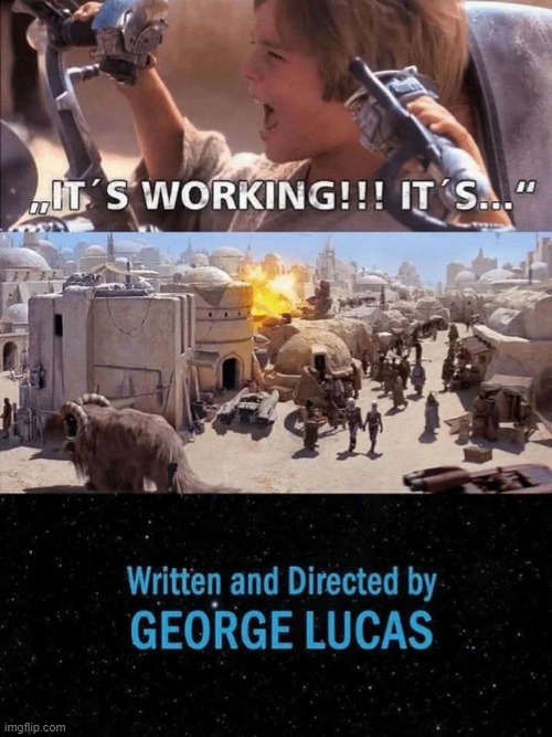It's.....Over | image tagged in anakin skywalker,the phantom menace | made w/ Imgflip meme maker