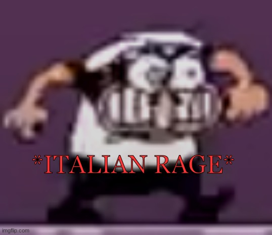 High Quality Italian Rage Blank Meme Template