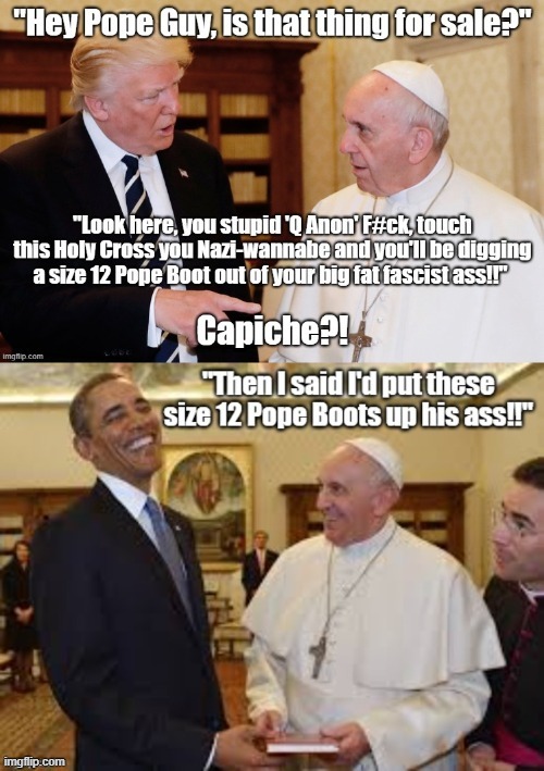 Pope and Trump | made w/ Imgflip meme maker