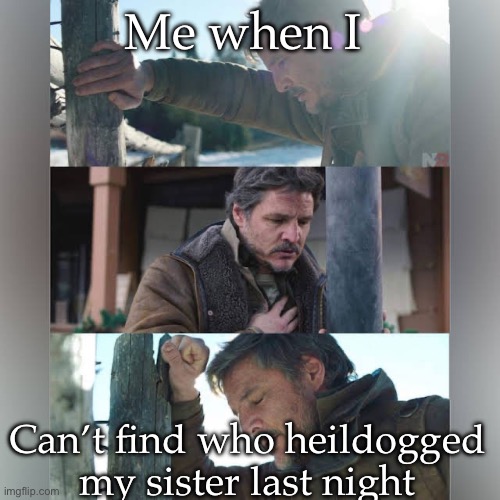 me when I | Me when I Can’t find who heildogged my sister last night | image tagged in me when i | made w/ Imgflip meme maker