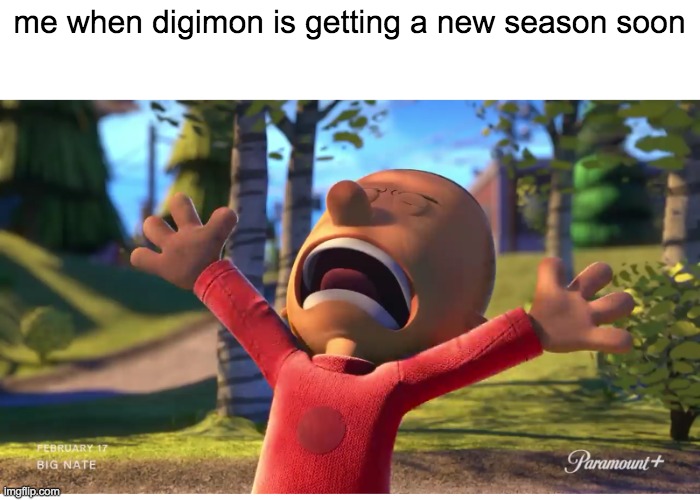 My reaction that digimon is getting a new season | me when digimon is getting a new season soon | image tagged in teddy ortiz screaming | made w/ Imgflip meme maker