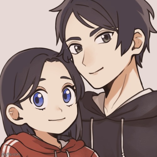 Made a picrew of me and kings.little.fox | made w/ Imgflip meme maker