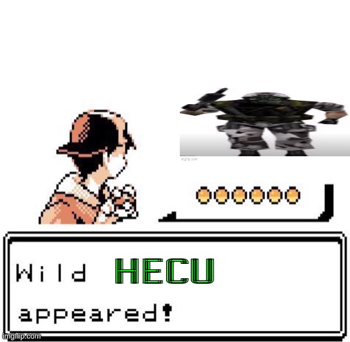 New post | HECU | image tagged in blank wild pokemon appears | made w/ Imgflip meme maker