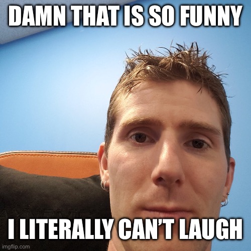 Linus Tech Tips | DAMN THAT IS SO FUNNY I LITERALLY CAN’T LAUGH | image tagged in linus tech tips | made w/ Imgflip meme maker