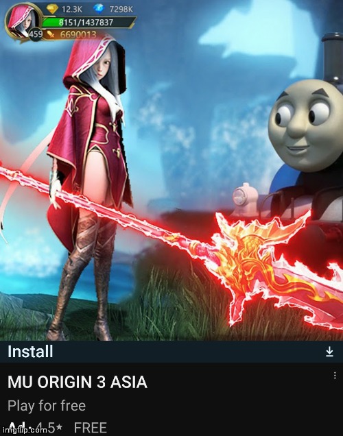 What is this ad, why is thomas there | made w/ Imgflip meme maker