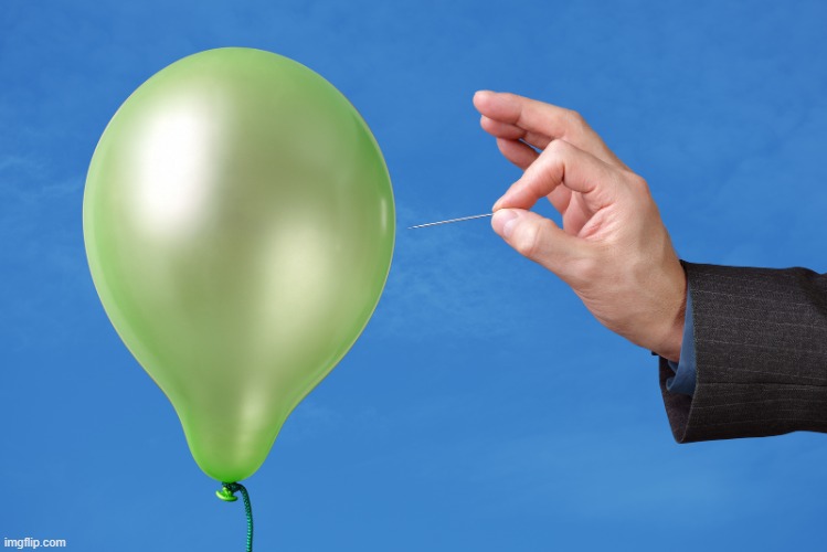 Pop Balloon | image tagged in pop balloon | made w/ Imgflip meme maker