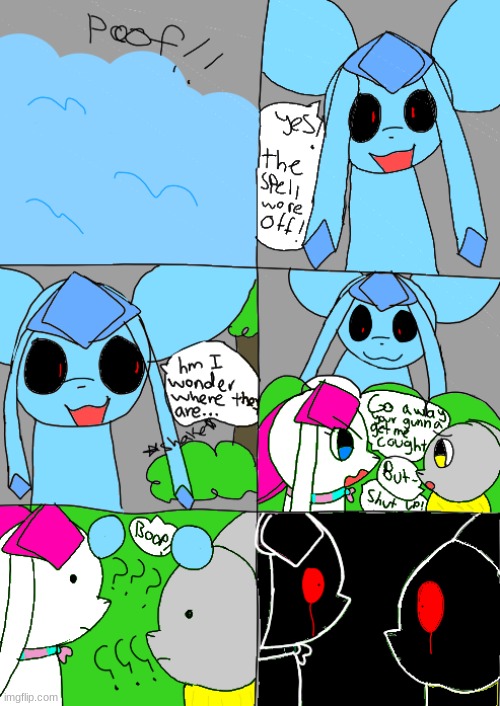 Chapt 4 Pg 21! | image tagged in eeveelution squad comic | made w/ Imgflip meme maker