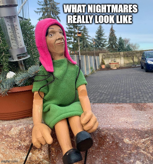 Bob's Burgers | WHAT NIGHTMARES REALLY LOOK LIKE | image tagged in bob's burgers,louise,wooden puppet,nightmare fuel | made w/ Imgflip meme maker