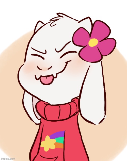 I Present To You: FEMBOY ASREIL! | image tagged in undertale,femboy | made w/ Imgflip meme maker