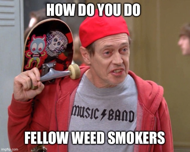Steve Buscemi Fellow Kids | HOW DO YOU DO; FELLOW WEED SMOKERS | image tagged in steve buscemi fellow kids | made w/ Imgflip meme maker