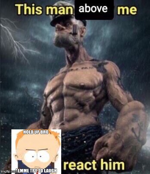 this man above me fish react him | image tagged in this man above me fish react him | made w/ Imgflip meme maker