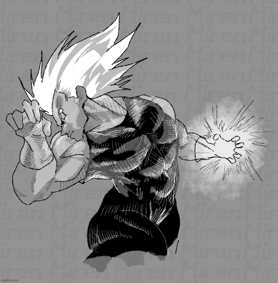 Gogeta (DBZ) VS Garou (One Punch Man)