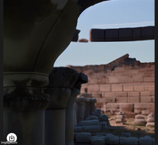 Jan Smit looking at Greek ruins | made w/ Imgflip meme maker