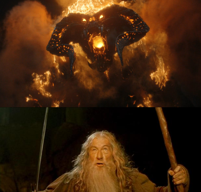 You shall not pass Blank Meme Template