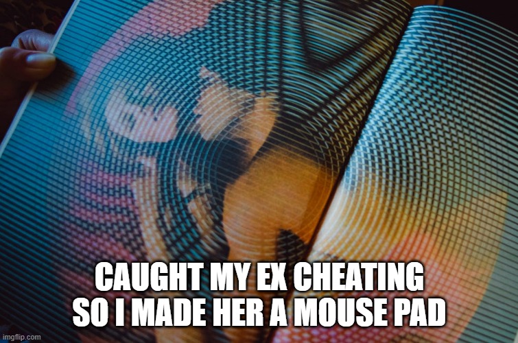 Remember | CAUGHT MY EX CHEATING SO I MADE HER A MOUSE PAD | image tagged in sex jokes | made w/ Imgflip meme maker