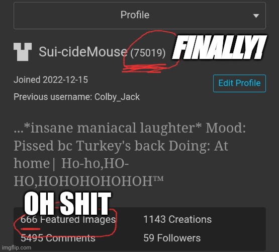 FINALLY! OH SHIT | made w/ Imgflip meme maker