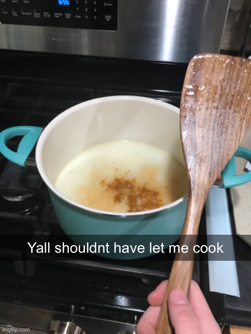 Yea this is really new cooking | Yall shouldnt have let me cook | made w/ Imgflip meme maker