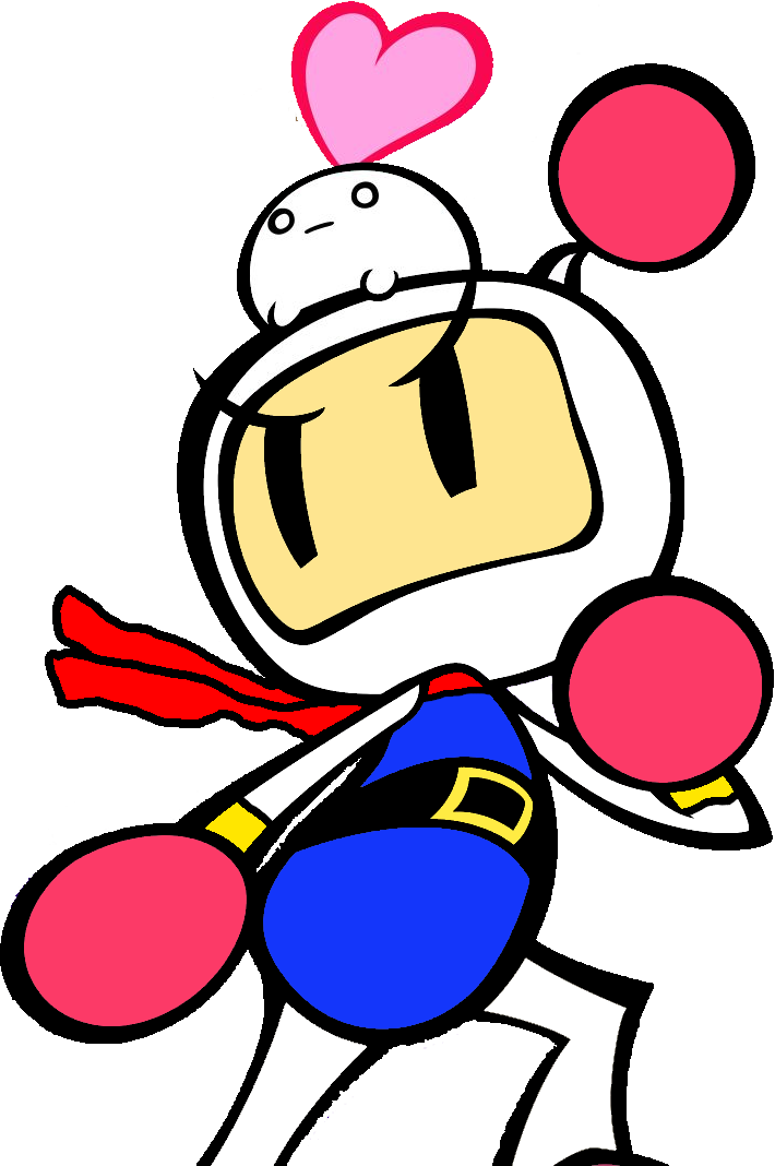 Classic White Bomber (Generations) in Super Bomberman R style 6 Blank Meme Template