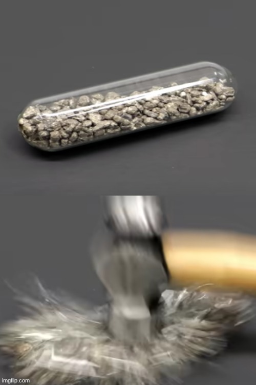new template | image tagged in hammer breaking pill | made w/ Imgflip meme maker