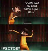 Victor was my nerd name Blank Meme Template