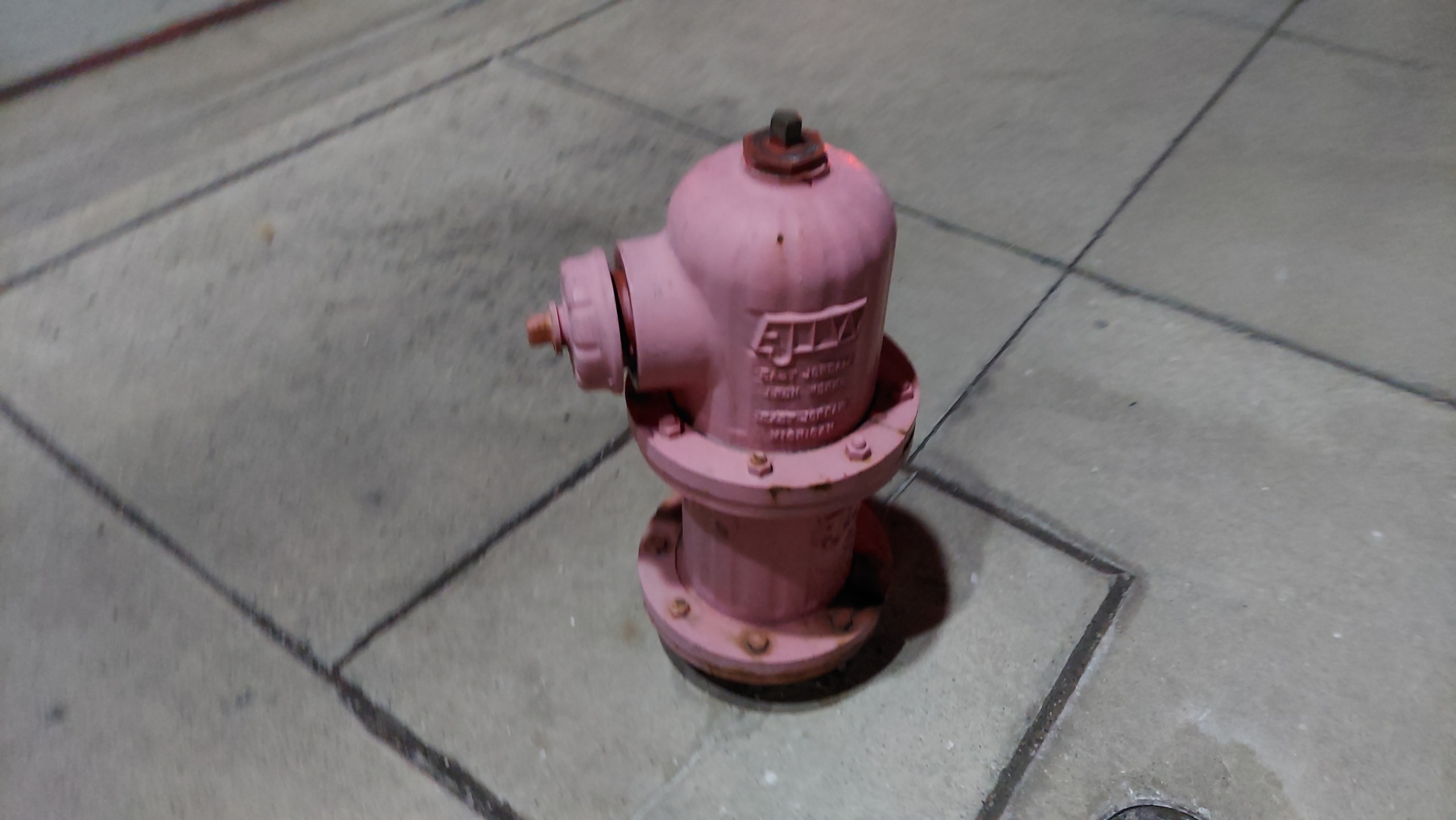 High Quality Pink Fire Hydrant Blank Meme Template