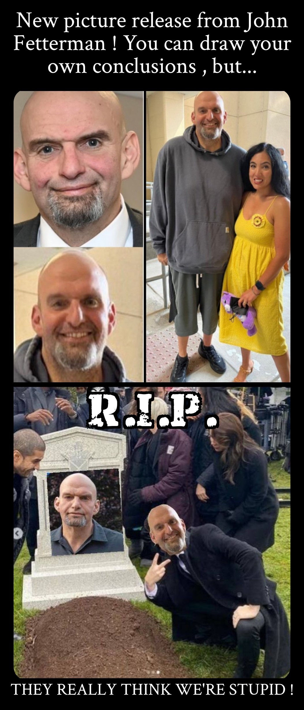 R.I.P. John Fetterman Blank Meme Template