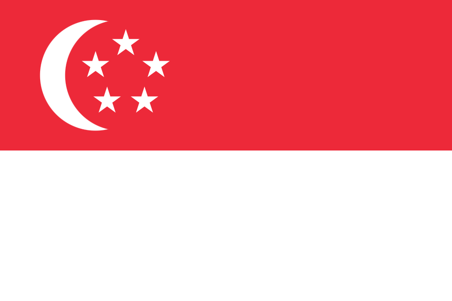 High Quality Flag of Singapore Blank Meme Template