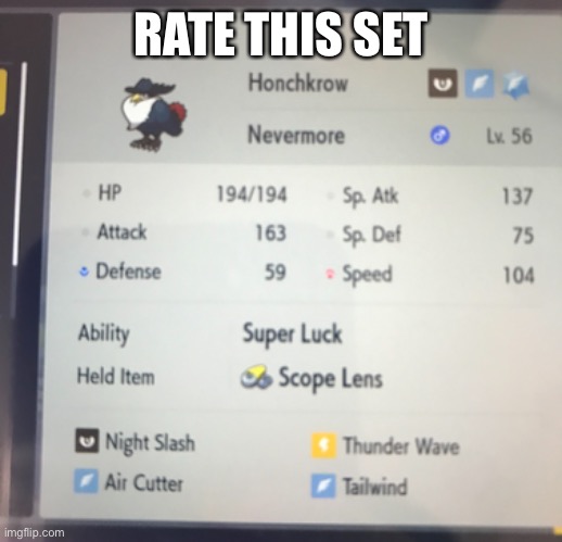 RATE THIS SET | made w/ Imgflip meme maker