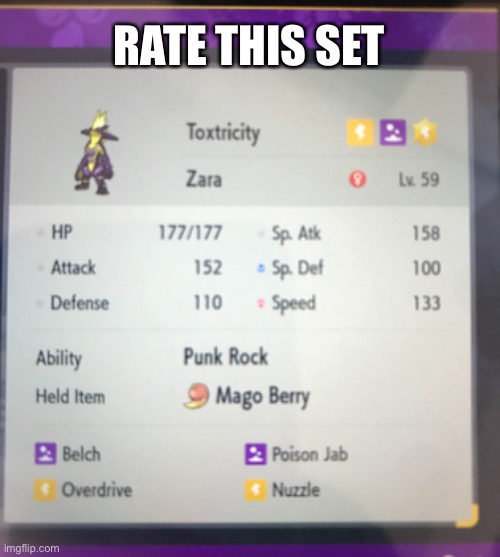 RATE THIS SET | made w/ Imgflip meme maker